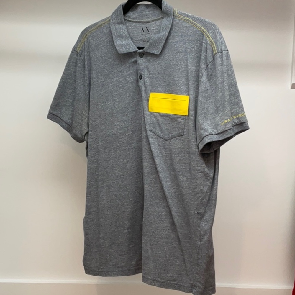 Armani Exchange polo with some fabric damage - see photo